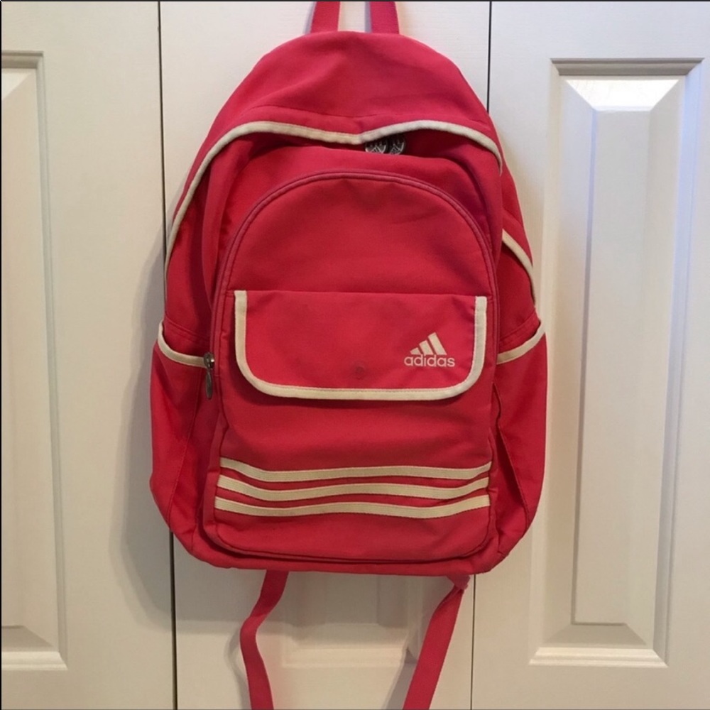 Adidas Pink & White Backpack - Picture 6 of 7